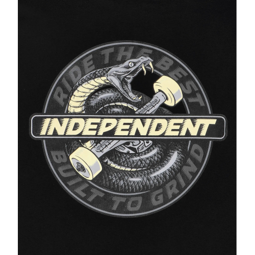 Mikina Independent Speed Snake Hood - Black