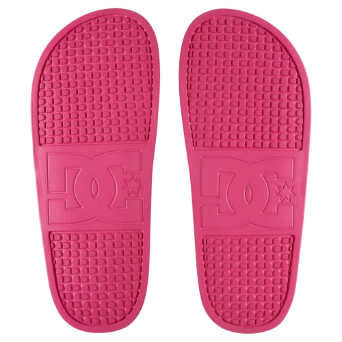 Pantofle DC Sliders Platform - hot pink